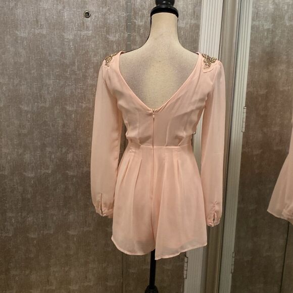 A'gaci Pink Embellished romper, S - Picture 8 of 9
